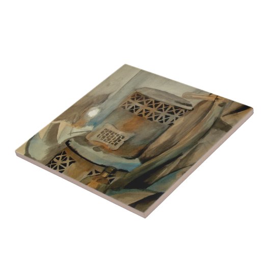 薪ストーブとサイズ タイル (側面)