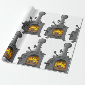 薪バーナ用コンロ ラッピングペーパー (アンロールド)