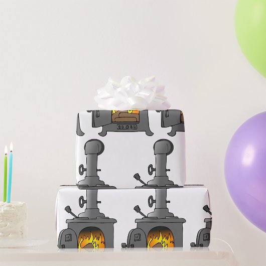 薪バーナ用コンロ ラッピングペーパー