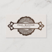 薪ランバージャックツリーサービス 名刺 (正面)