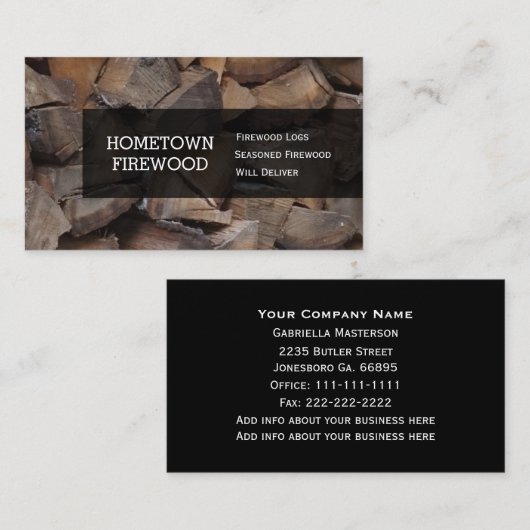 薪名刺 名刺 (正面/裏面)