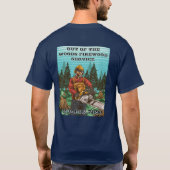 薪販売ビジネスプロモーションカスタマイズ Tシャツ (裏面)
