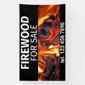 薪販売 プロのビジネス ファイヤー 横断幕 (縦)