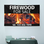 薪販売 プロのビジネス ファイヤー 横断幕 (トレードショー)
