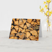 薪 カード (黄色い花)