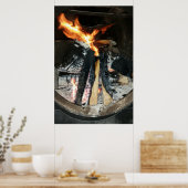 薪 ポスター (キッチン)