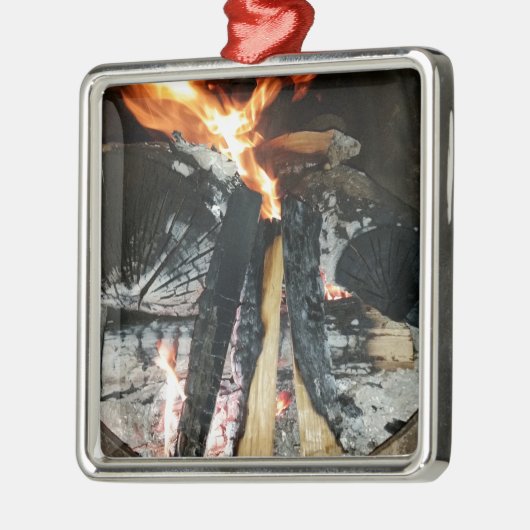 薪 メタルオーナメント (左)