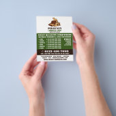 薪、木材/木材/木材用ヤード広告 チラシ (手)