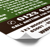 薪、木材/木材/木材用ヤード広告 ポスター (角)