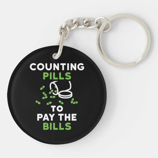 薬おもしろい薬師による手形の支払 キーホルダー (裏面)