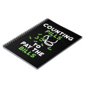 薬おもしろい薬師による手形の支払 ノートブック (左側)