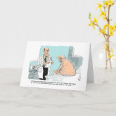 薬が過剰な患者の良い漫画を作る カード (黄色い花)