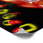 薬なし(デザイン2) ポスター (角)