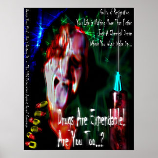 薬なし(デザイン2) ポスター