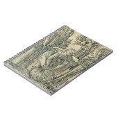 薬のためのハーブを集めます、1534年(木版画) ノートブック (左側)