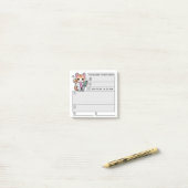 薬のリマインダー ポストイット (デスク上)