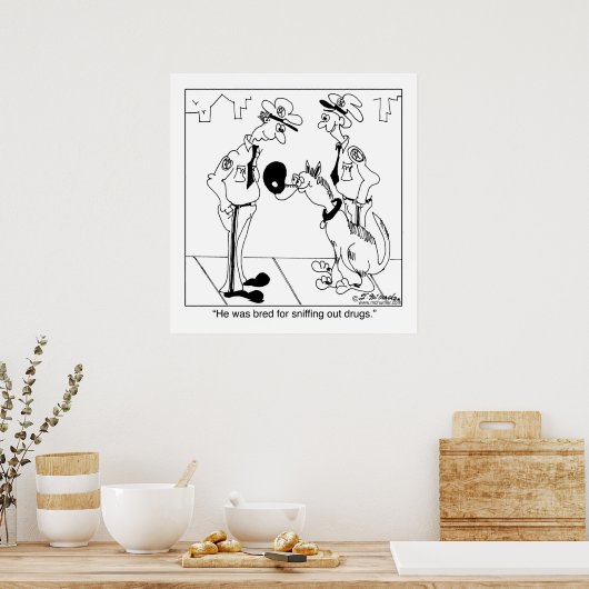 薬の匂い嗅ぎ ポスター (キッチン)