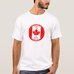 薬の帽子のアルバータカナダ日のTシャツ Tシャツ