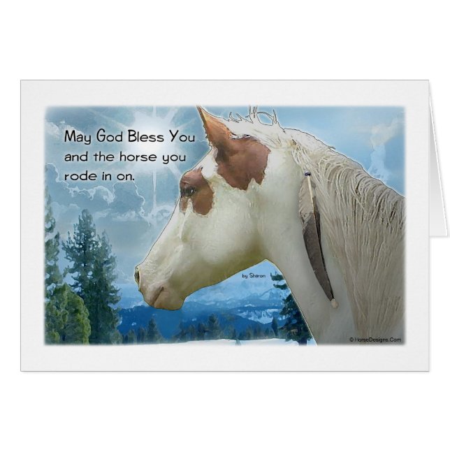 薬の帽子の馬の天恵 (正面横)