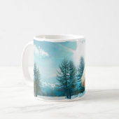 薬の帽子の馬 コーヒーマグカップ (正面左)