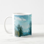 薬の帽子の馬 コーヒーマグカップ (左)