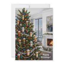 薬の瓶のオーナメント クリスマス
