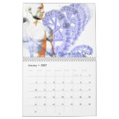 薬の芸術 カレンダー (1月 2027)