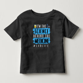 薬の裏側にいる科学者 #LABLIFE トドラーTシャツ