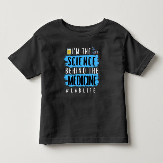 薬の裏側にいる科学者 #LABLIFE トドラーTシャツ