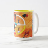 薬の車輪のマグ ツートーンマグカップ (正面右)