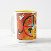 薬の車輪のマグ ツートーンマグカップ (正面左)