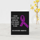 薬の過剰摂取に対する意識 カード (黄色い花)