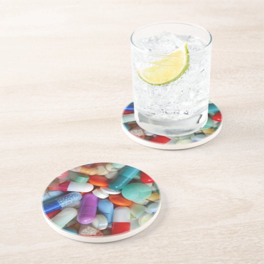 薬の錠剤 コースター (側面)