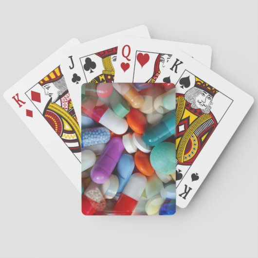 薬の錠剤 トランプ (裏面)