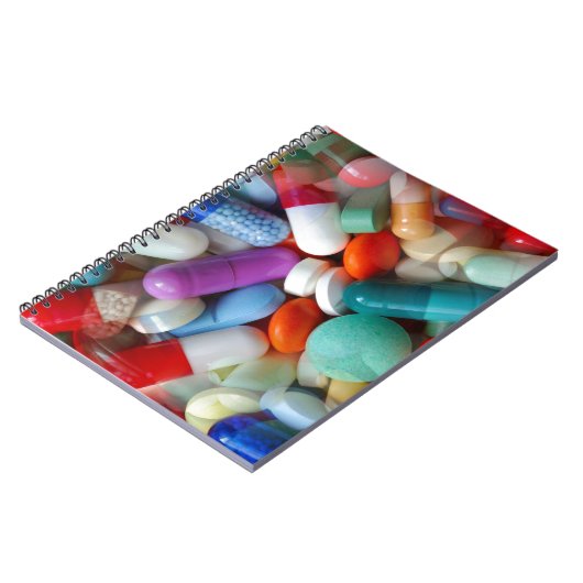 薬の錠剤 ノートブック (左側)