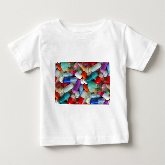 薬の錠剤 ベビーTシャツ (正面)