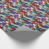 薬の錠剤 ラッピングペーパー (角)