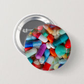 薬の錠剤 缶バッジ (正面&裏面)