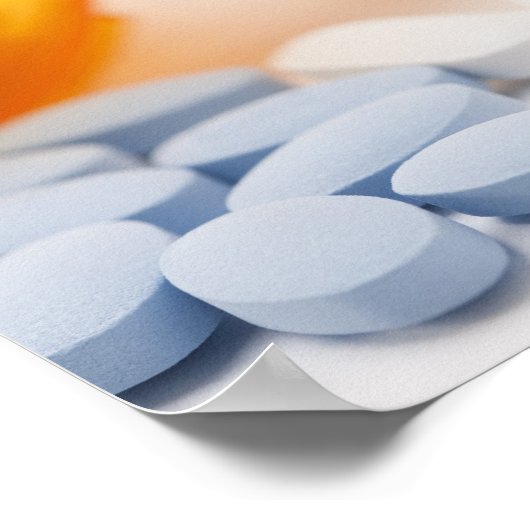 薬を使用した医学のボトルのスタジオショット ポスター (角)