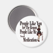 薬を必要とする マグネット (正面/裏面)