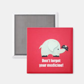 薬を忘れ飲むな マグネット (正面/裏面)