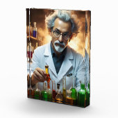 薬を混ぜた研究室の科学者 フォトブロック (右)