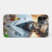 薬を混ぜた研究室の科学者 Case-Mate iPhoneケース (裏面(横))