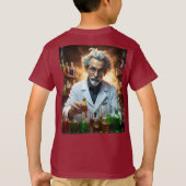 薬を混ぜた研究室の科学者 Tシャツ (裏面)