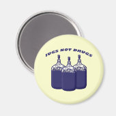 薬を飲まないと判断する マグネット (正面/裏面)