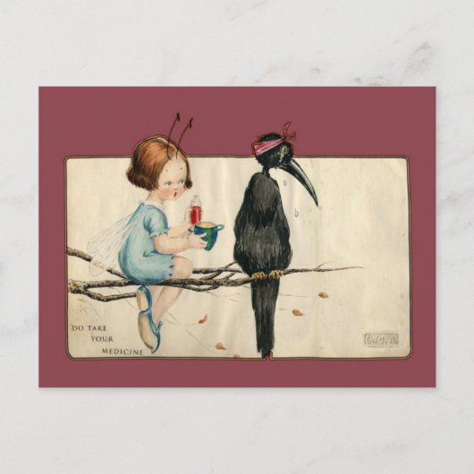 薬を飲みなさい ポストカード (正面)