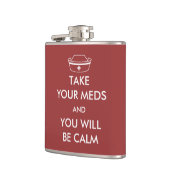 薬を飲むと落ち着く フラスク (左)