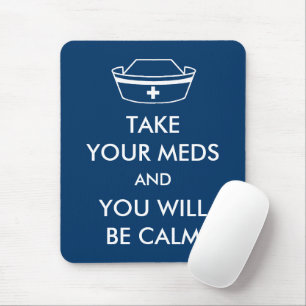 薬を飲むと落ち着く マウスパッド