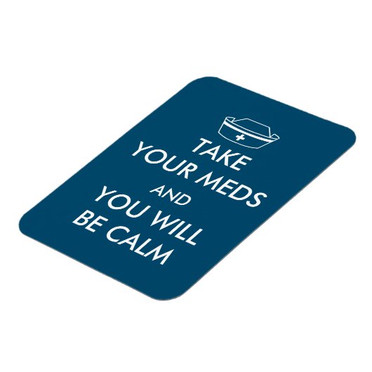 薬を飲むと落ち着く マグネット (左側)