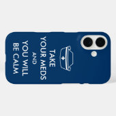 薬を飲むと落ち着く Case-Mate iPhoneケース (裏面 (横))